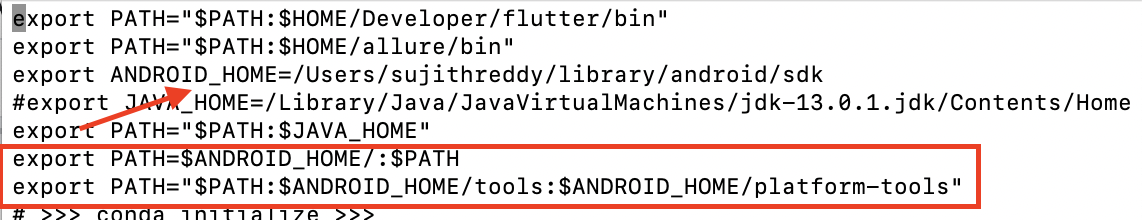 Environmental variables in Mac